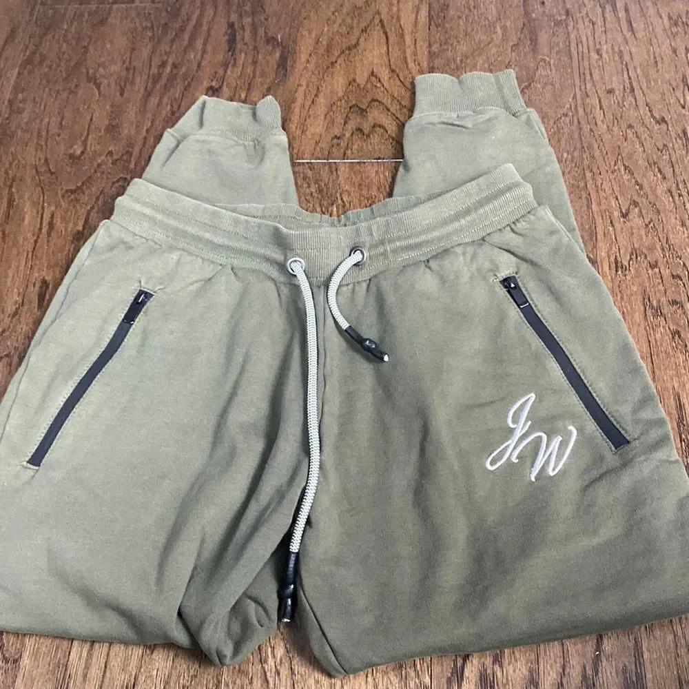 J Walkers Green Joggers Size Small 1036